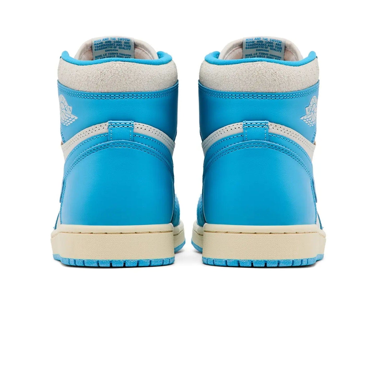 Air Jordan 1 High Retro OG 'UNC Reimagined' — UK 3 | EU 35.5 | US 3.5 — Top View