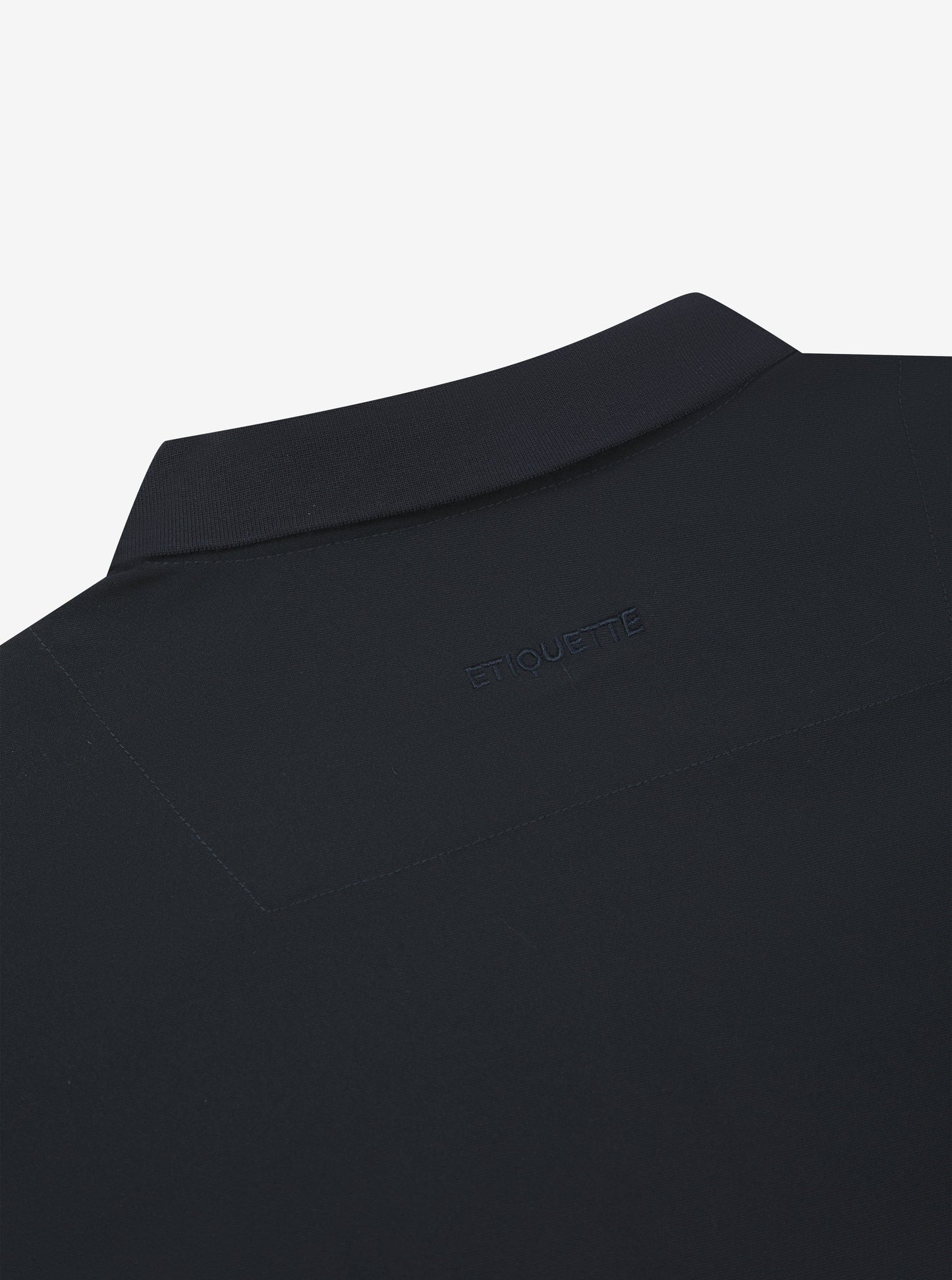 Etiquette Double Zip Overshirt 'Navy' — Dark Navy — Size S — Lifestyle View