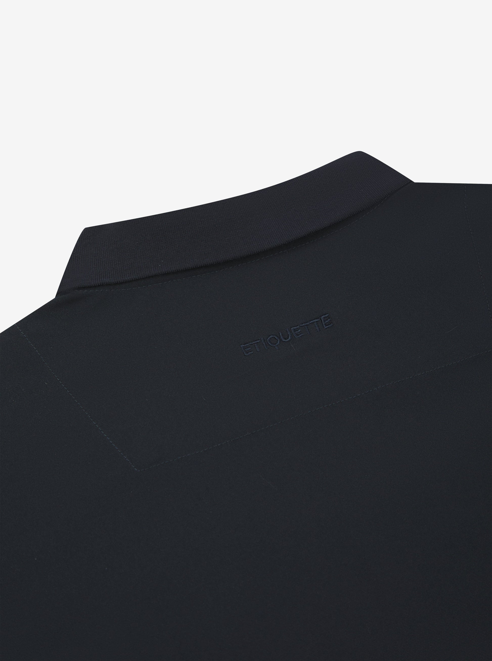 Etiquette Double Zip Overshirt 'Navy' — Dark Navy — Size S — Lifestyle View