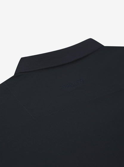 Etiquette Double Zip Overshirt 'Navy' — Dark Navy — Size S — Lifestyle View