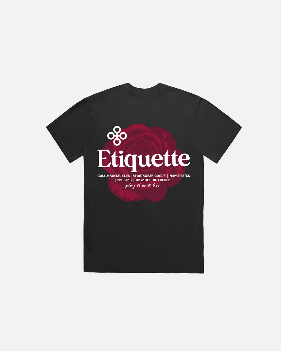 Etiquette Justin Tee 'Black' — Faded Black — Size S — Side View