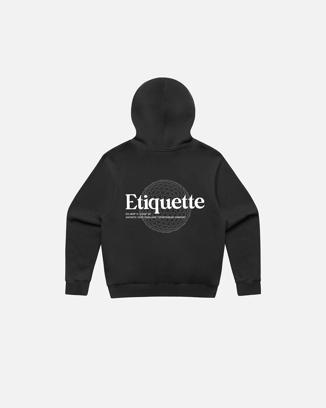 Etiquette Sphere Hood 'Black' — Black — Size S — Side View