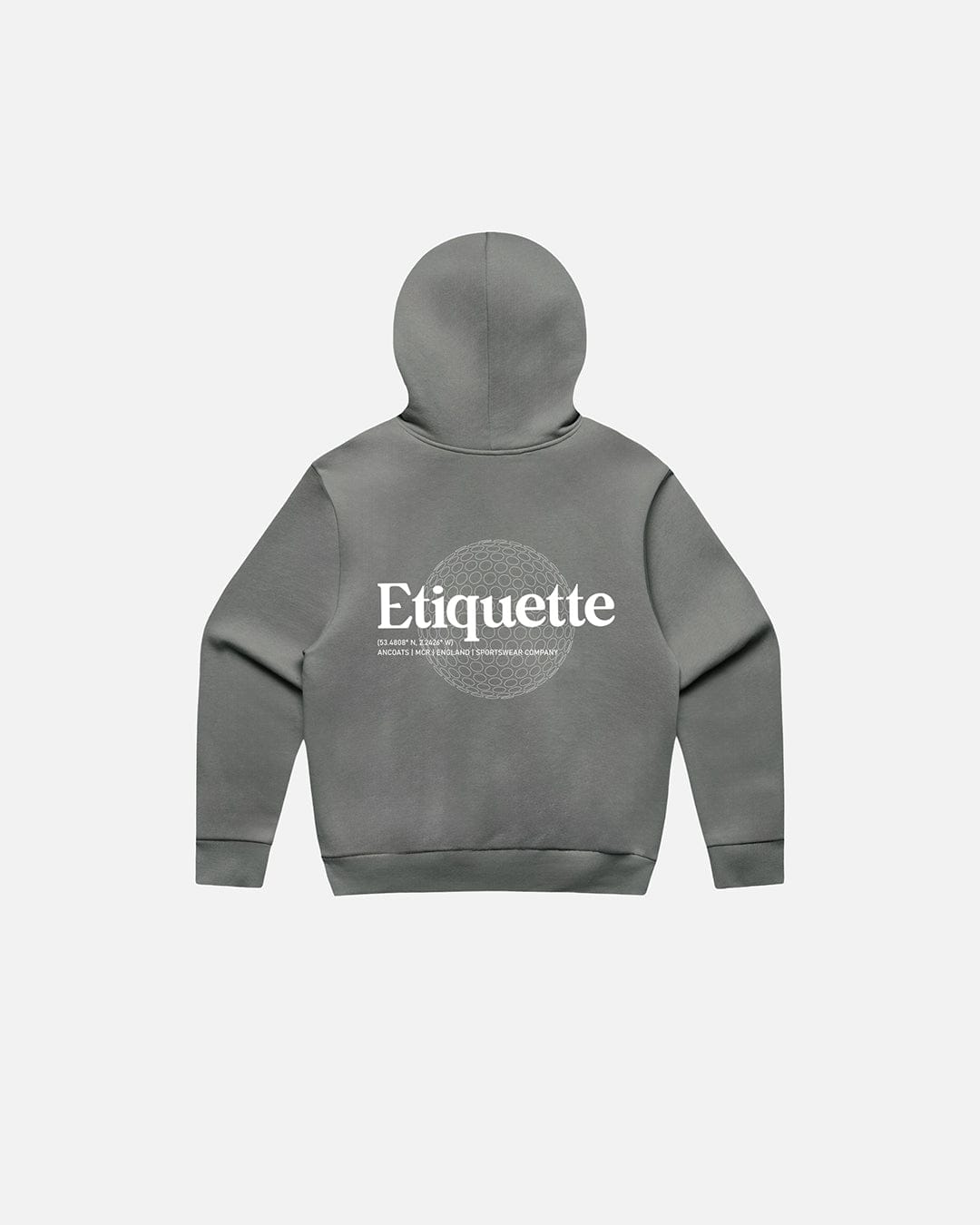 Etiquette Sphere Hood 'Grey' — Grey — Size S — Side View