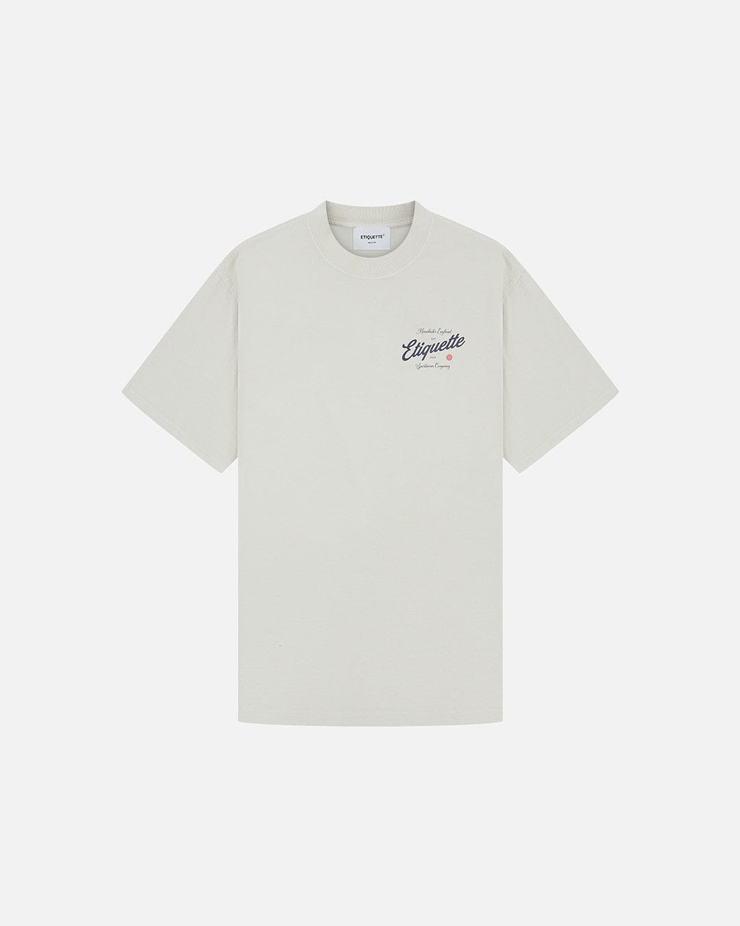 Etiquette The Rose Tee 'Bone' — Bone — Size S — Front View