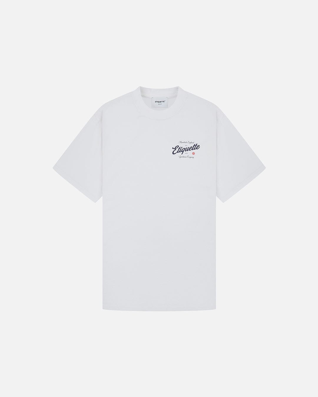 Etiquette The Rose Tee 'White' — Off White — Size S — Front View