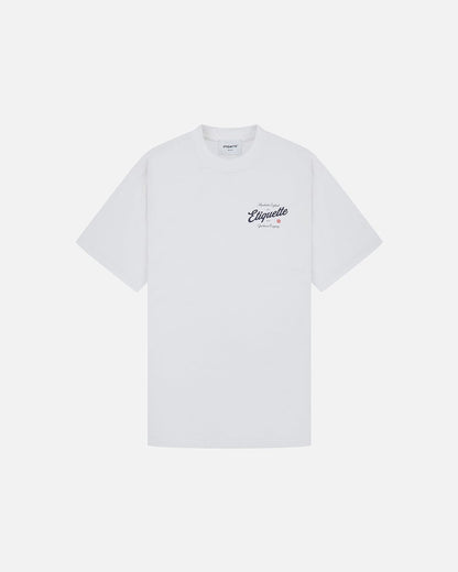 Etiquette The Rose Tee 'White' — Off White — Size S — Front View