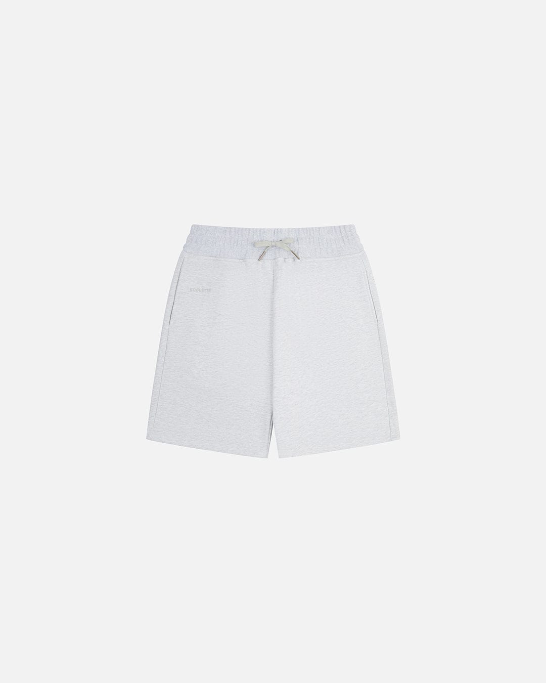 Etiquette Core Short 'Light Grey' — Light Grey Heather — Size S — Front View