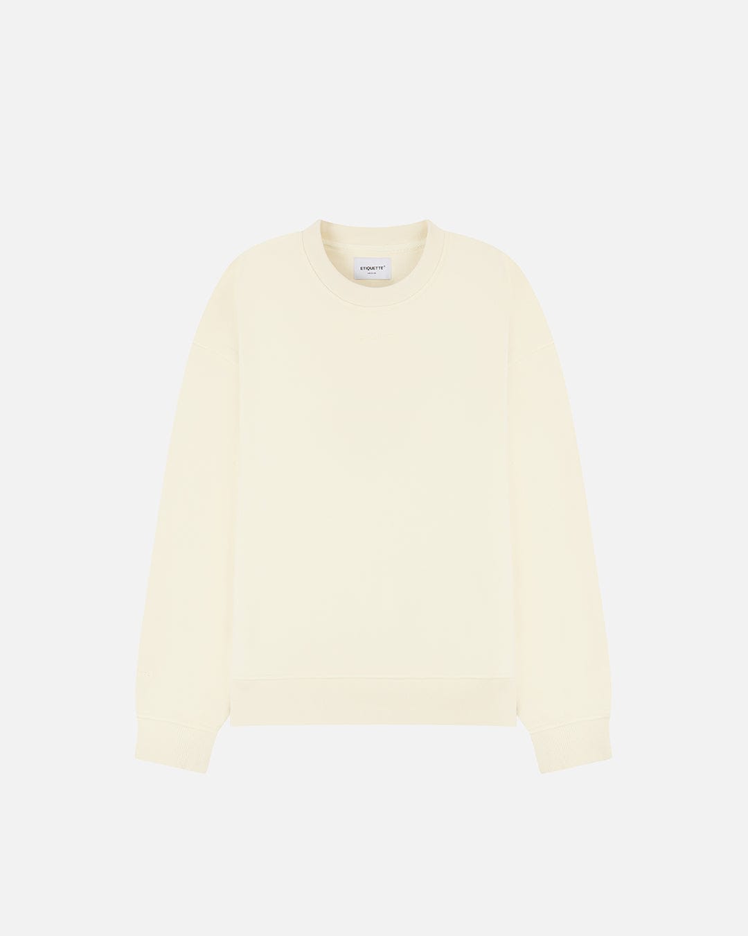 Etiquette Core Crew 'Buttermilk' — Buttermilk — Size S — Front View