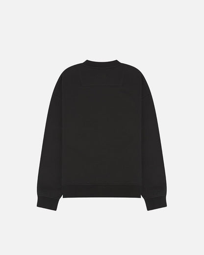 Etiquette Core Crew 'Black' — Black — Size S — Side View