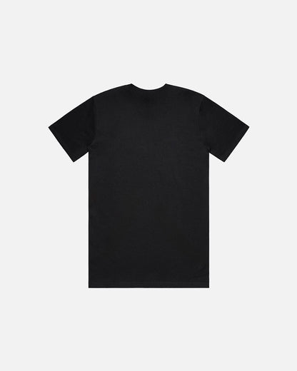 Etiquette Pure Organic Cotton Classic Tee 'Black' — Black — Size S — Side View