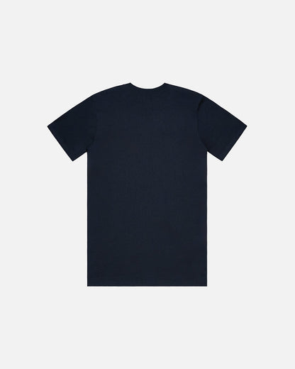 Etiquette Pure Organic Cotton Classic Tee 'Navy' — Dark Navy — Size S — Side View