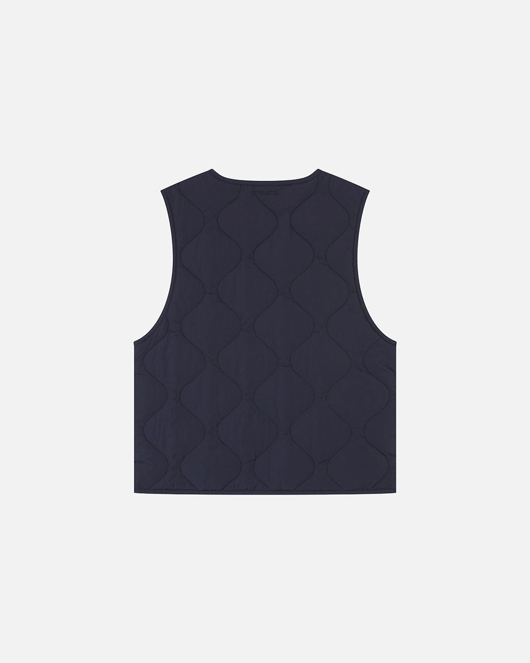 Etiquette Liner Vest 'Navy' — Navy — Size S — Side View