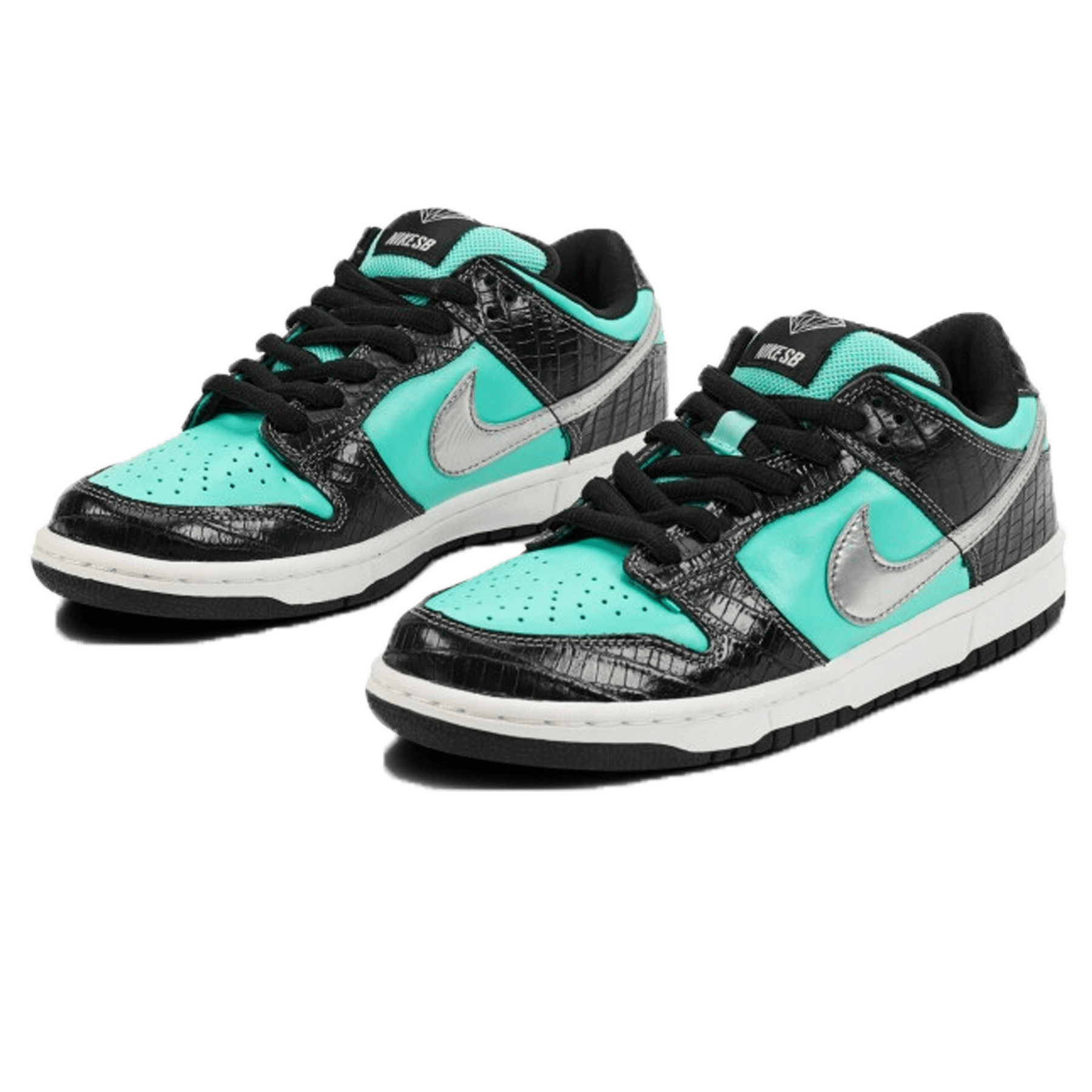 Diamond Supply Co. x Nike Dunk Low Pro SB 'Tiffany' — UK 3 | EU 35.5 | US 3.5 — Side View