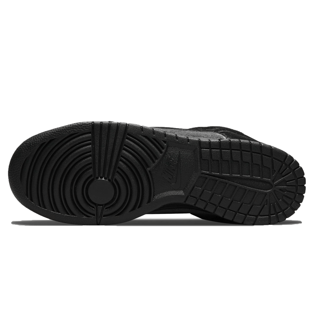 Dover Street Market x Nike Dunk Low 'Black Velvet' — UK 3 | EU 35.5 | US 3.5 — Top View