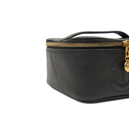 Chanel Clutch Vanity - Small in Black, Caviar Leather — Alternate View 7