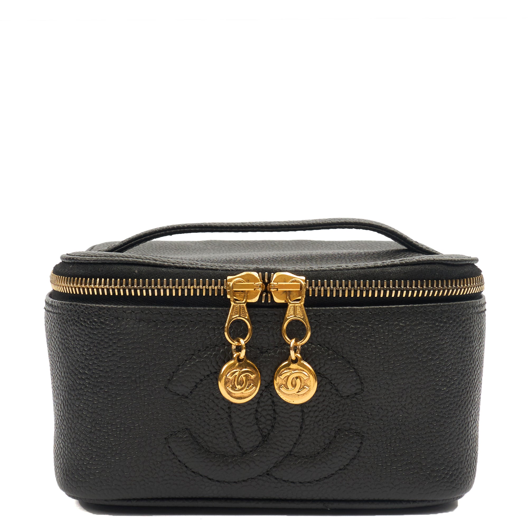 Chanel Clutch Vanity - Small in Black, Caviar Leather — Alternate View 9