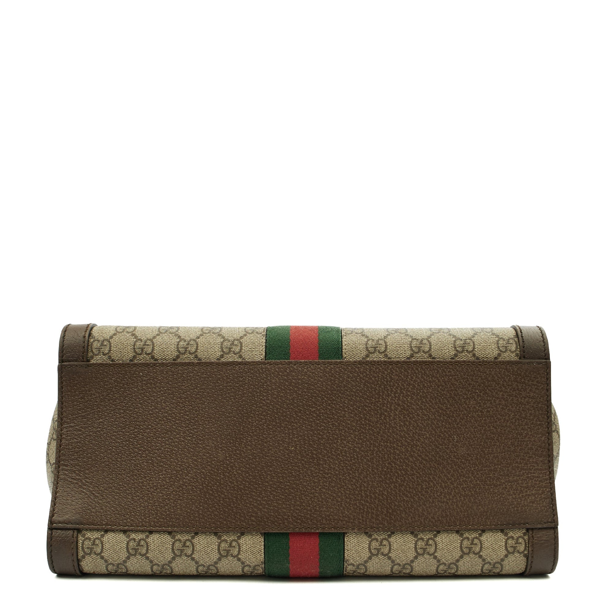 Gucci Tote Ophidia Tote - Large in GG Supreme, Leather — Top View