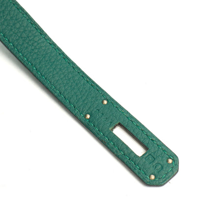 Hermes Birkin 40 in Malachite, Togo Leather — Lifestyle View