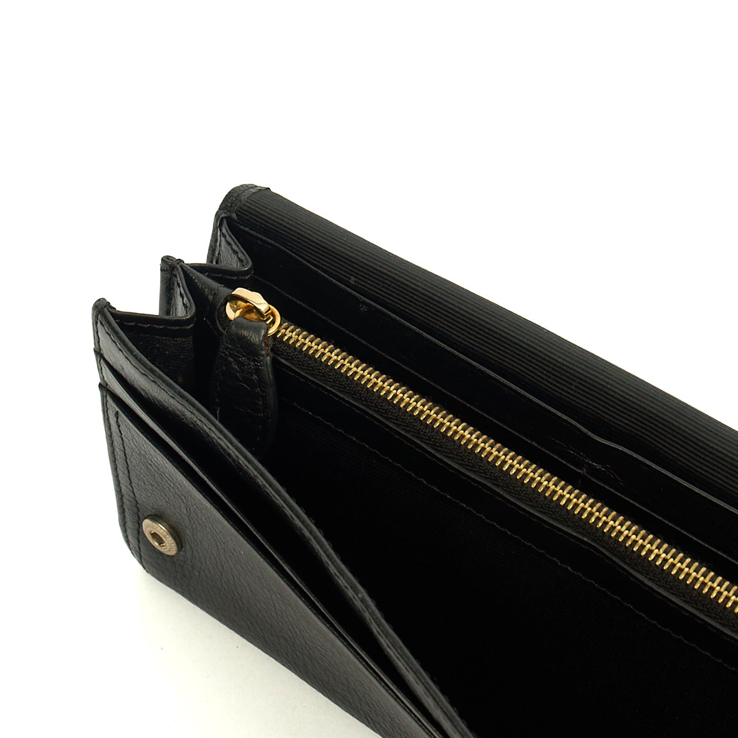 Mulberry Purse Daria Continental Wallet in Black, Leather — Lifestyle View