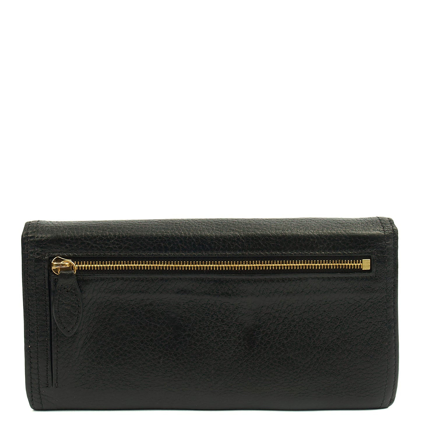 Mulberry Purse Daria Continental Wallet in Black, Leather — Top View