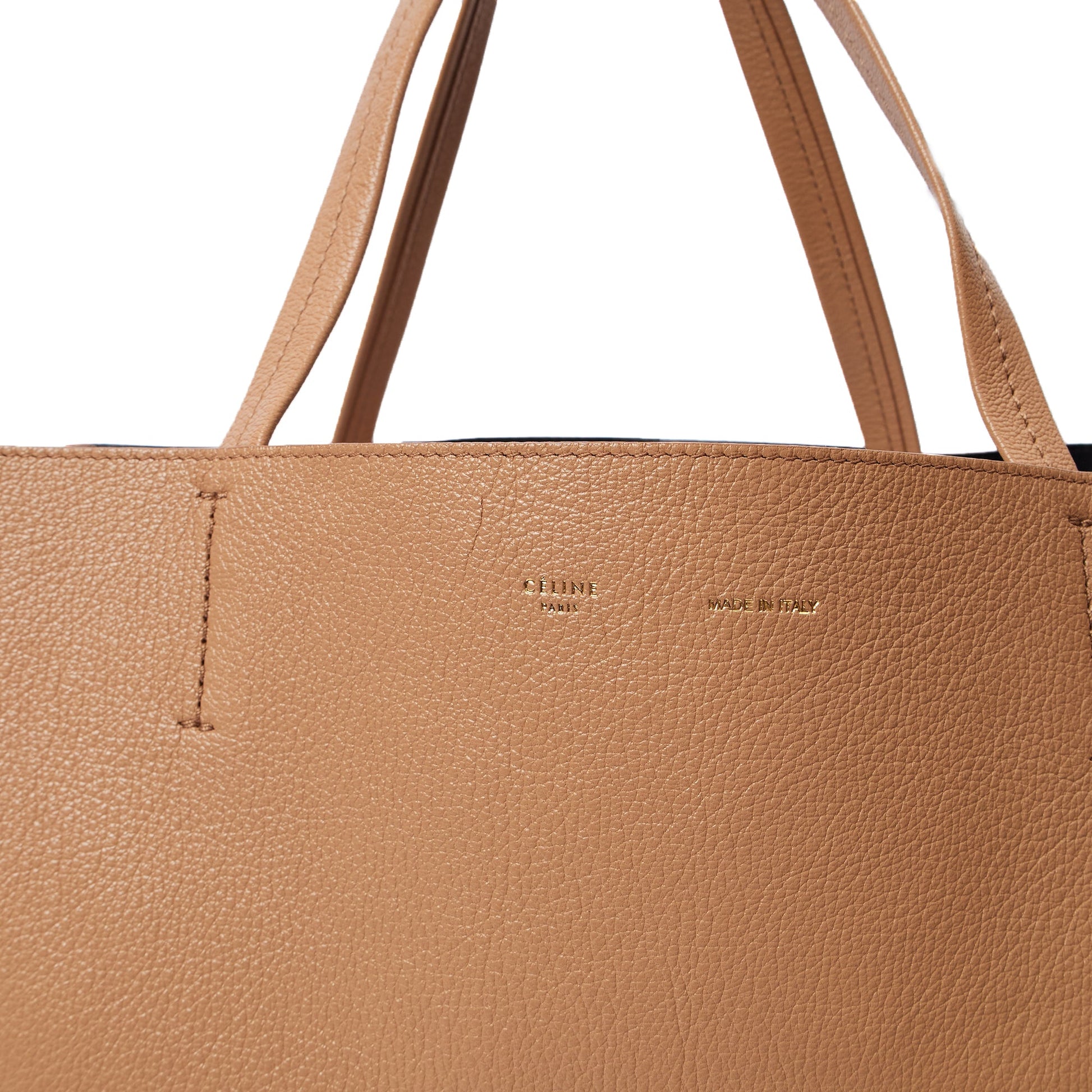 Celine Tote Horizontal Cabas  in Neutral, Leather — Lifestyle View