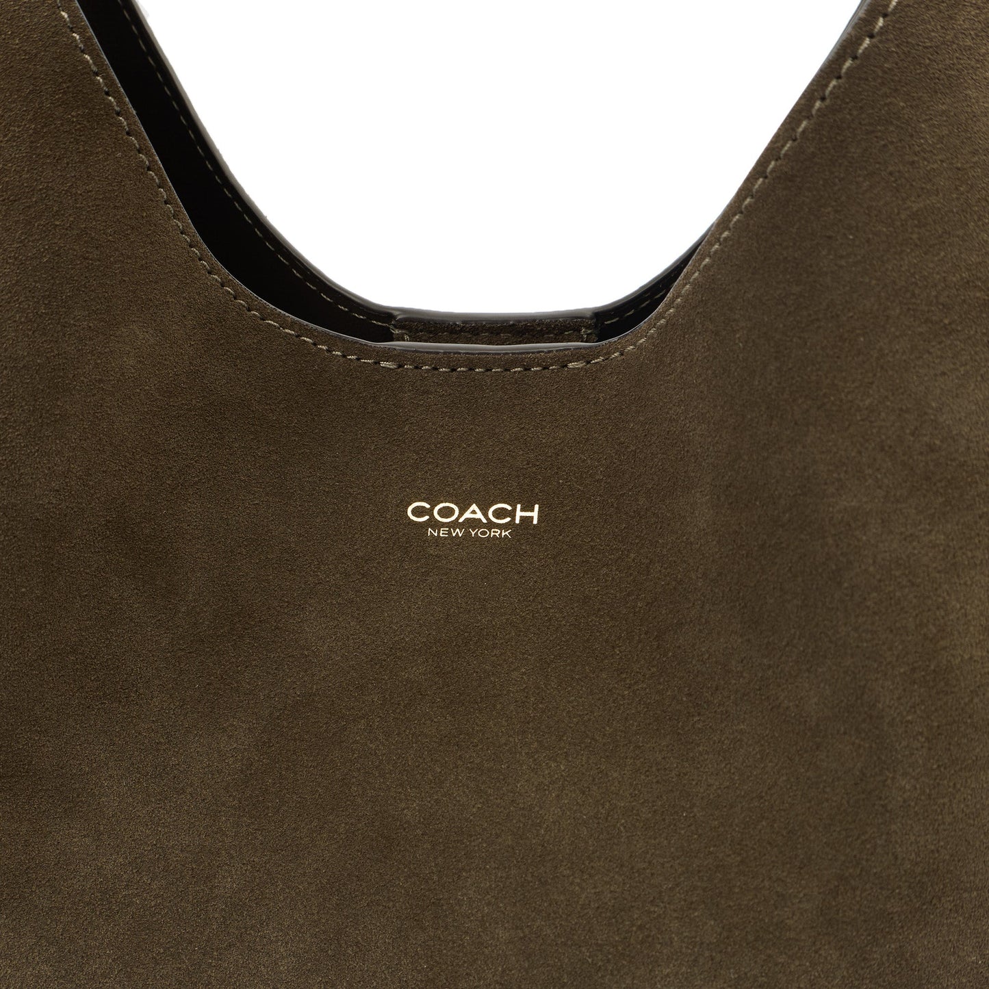 Coach Shoulder Bag Brooklyn Shoulder Bag 28 in Brown, Suede — Alternate View 12
