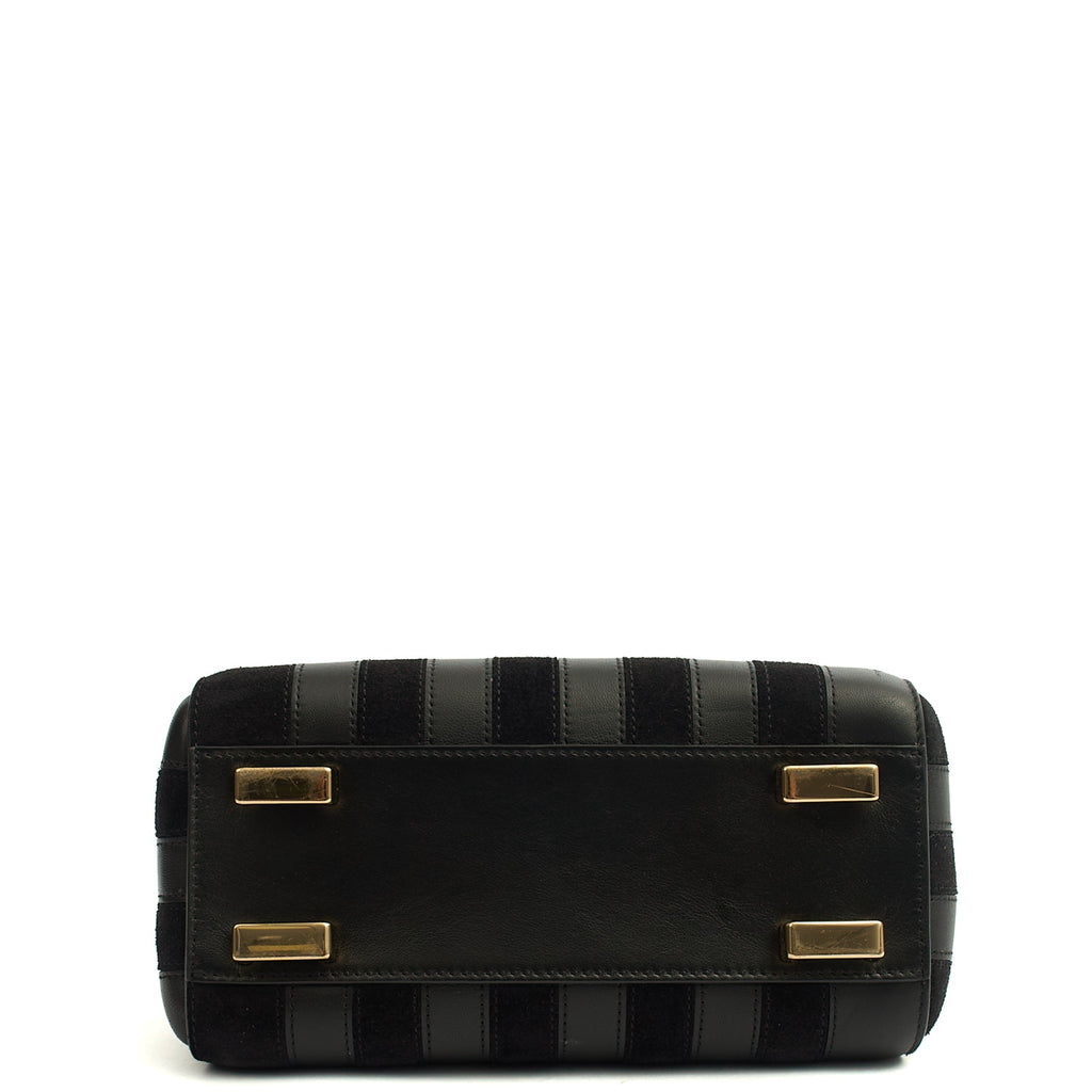 Chloe Backpack Nacha in Black, Leather — Top View