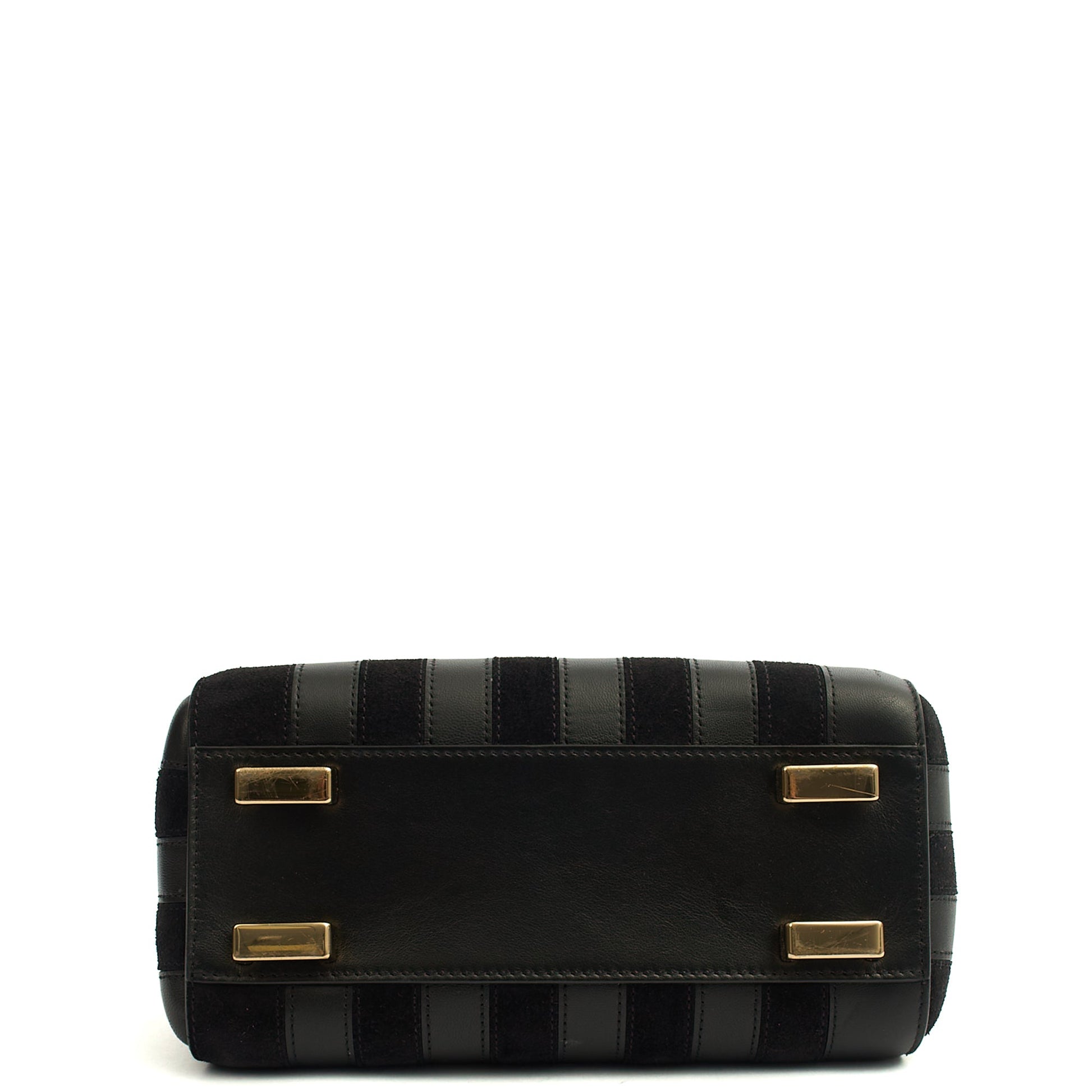 Chloe Backpack Nacha in Black, Leather — Top View