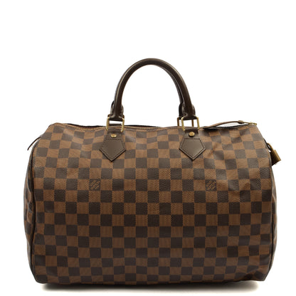 Louis Vuitton Tote Speedy 30 in Damier Ebene, Canvas — Alternate View 9