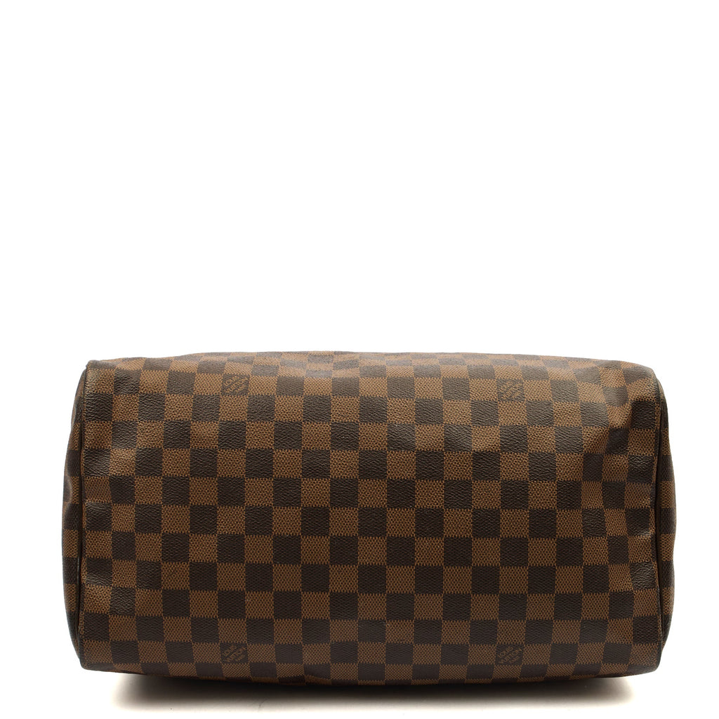 Louis Vuitton Tote Speedy 30 in Damier Ebene, Canvas — Top View