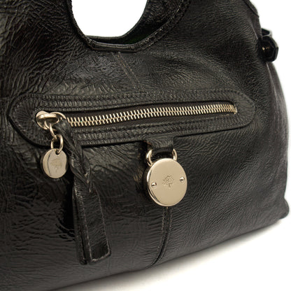 Mulberry Tote Somerset Tote in Black, Crinkle Patent — Alternate View 12