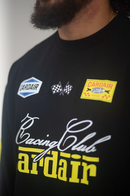 Cardair Racing Club Long Sleeve - Black — XS — Top View