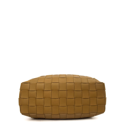 Bottega Veneta Tote Tote in Neutral, Intrecciato Nappa — Detail View