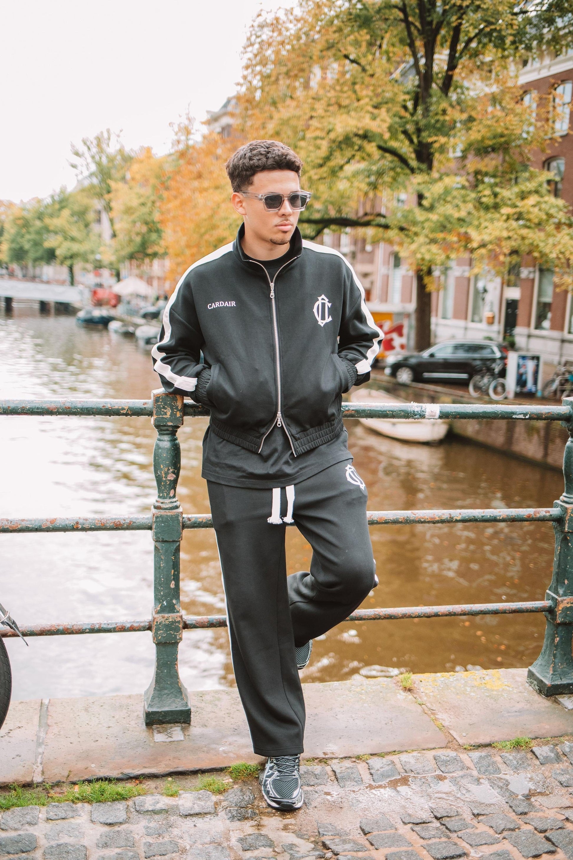 Cardair Club Emblem Track Top - Black — XS — Detail View