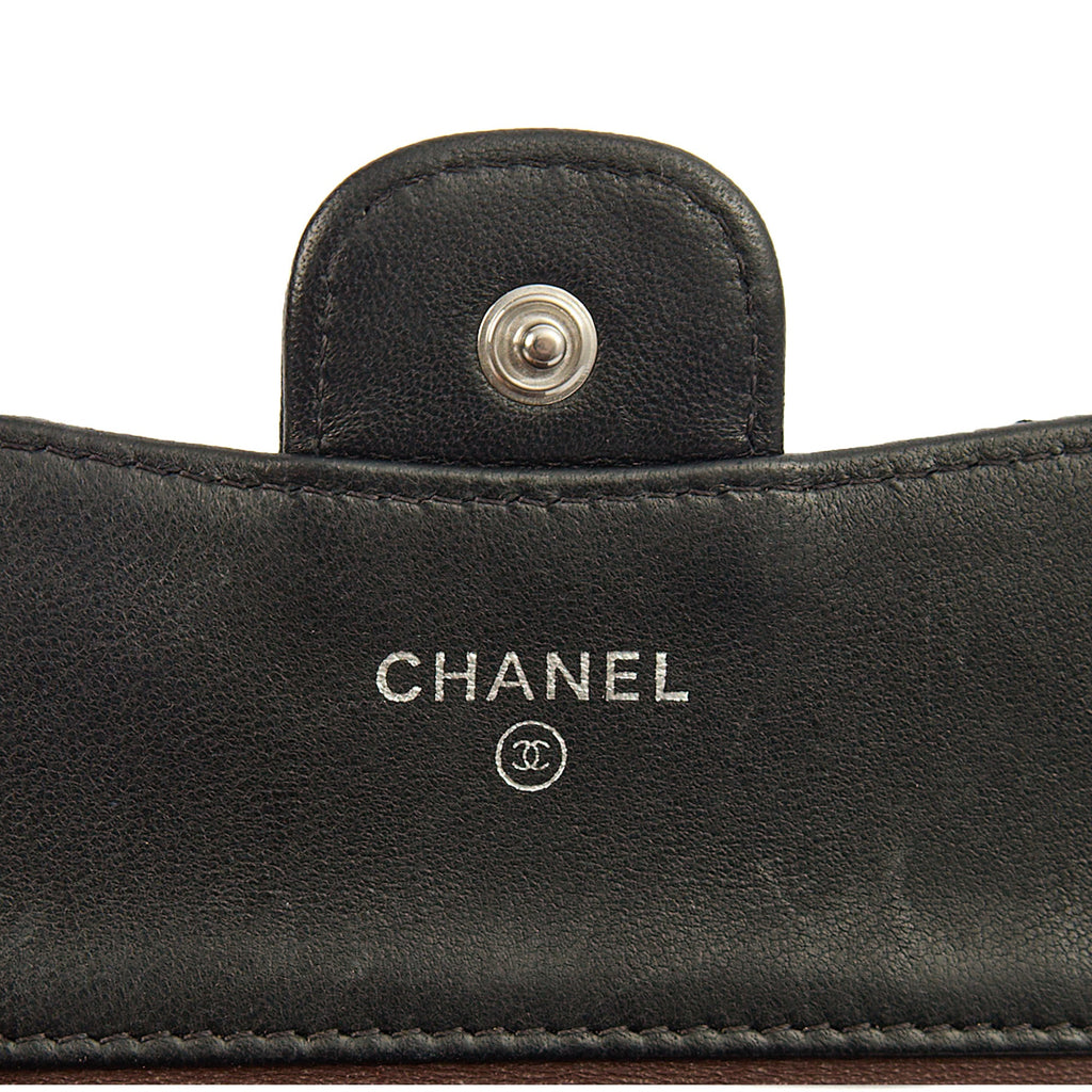 Chanel Wallet Flap Wallet in Black, Lambskin Leather — Alternate View 7