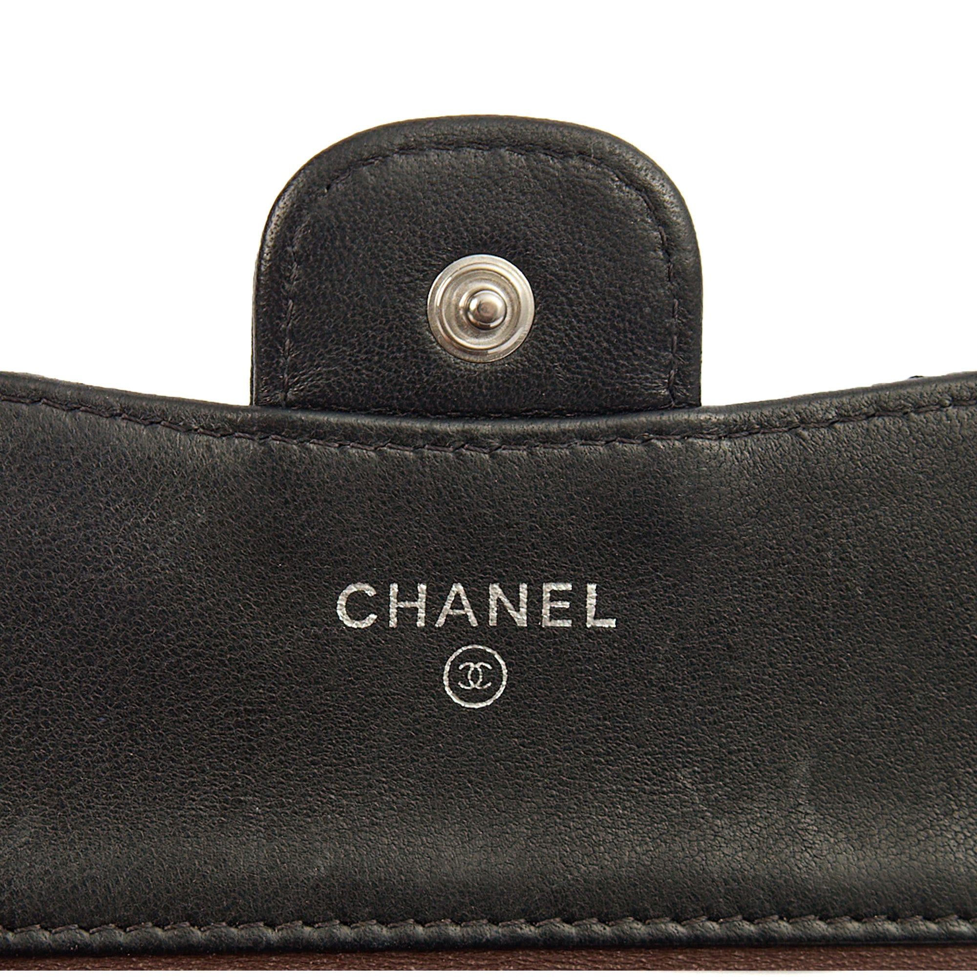 Chanel Wallet Flap Wallet in Black, Lambskin Leather — Alternate View 7
