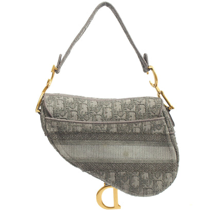 Christian Dior Cross Body Saddle Bag in Blue, Dior Oblique Embroidery — Alternate View 11