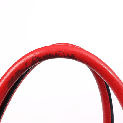 Mulberry Tote Zipped Bayswater in Red, Calfskin Leather — Detail View