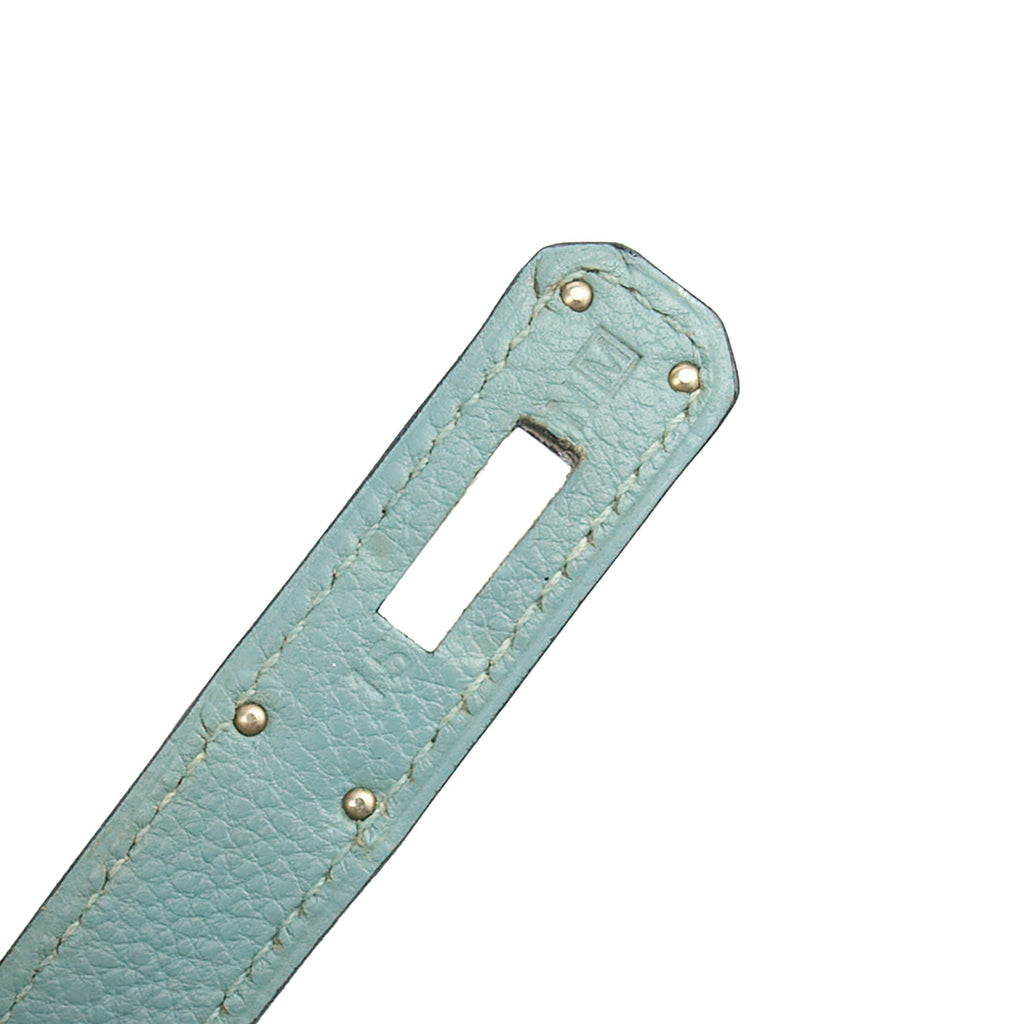 Hermes Tote Kelly 35 in Bleu Jean, Togo Leather — Alternate View 11