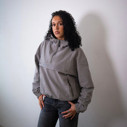 Samuel Bailey Signature Grid Jacket — S — Top View