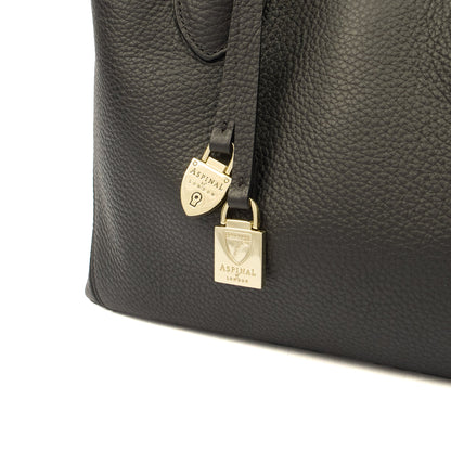 Aspinal of London Tote London Tote - Midi in Black, Leather — Alternate View 18