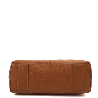 Mulberry Tote Somerset Tote in Oak, Calfskin Leather — Detail View