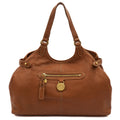 Mulberry Tote Somerset Tote in Oak, Calfskin Leather — Front View