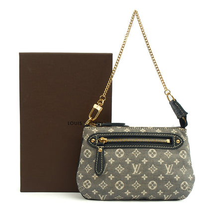 Louis Vuitton Mini Bag Mini Pochette Accessoires in Mini Lin Ebene, Canvas — Alternate View 13