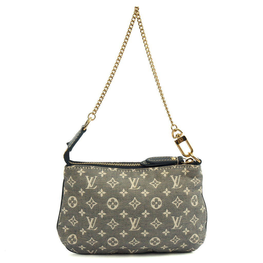 Louis Vuitton Mini Bag Mini Pochette Accessoires in Mini Lin Ebene, Canvas — Alternate View 10