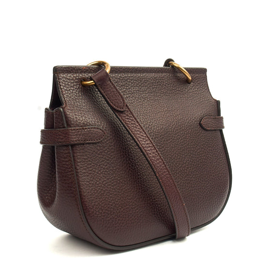 Mulberry Satchel Amberley Satchel - Small in Oxblood, Leather — Side View