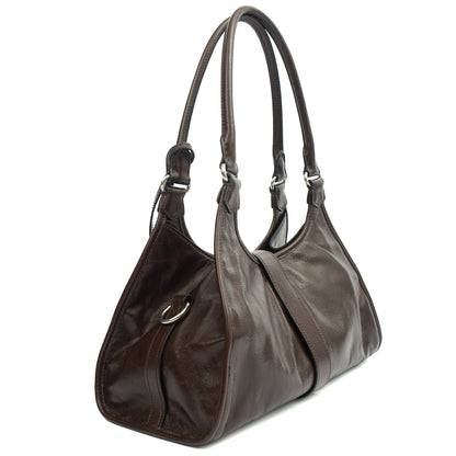 Prada Shoulder Bag Shoulder Bag in Brown, Leather — Alternate View 9