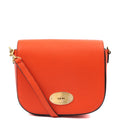 Mulberry Cross Body Darley Shoulder Bag  in Orange, Leather — Front View