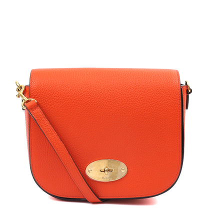 Mulberry Cross Body Darley Shoulder Bag  in Orange, Leather — Front View
