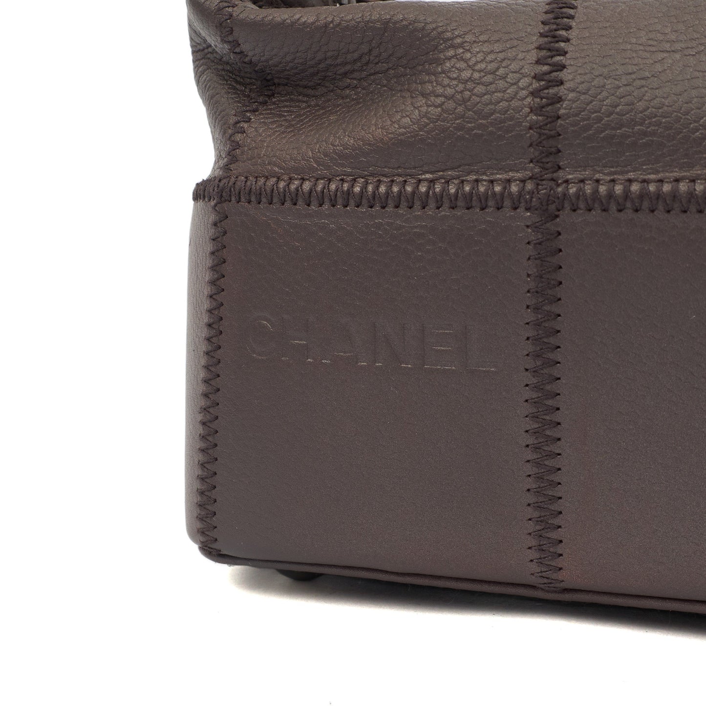 Chanel Top Handle CC Hobo in Purple, Leather — Alternate View 16